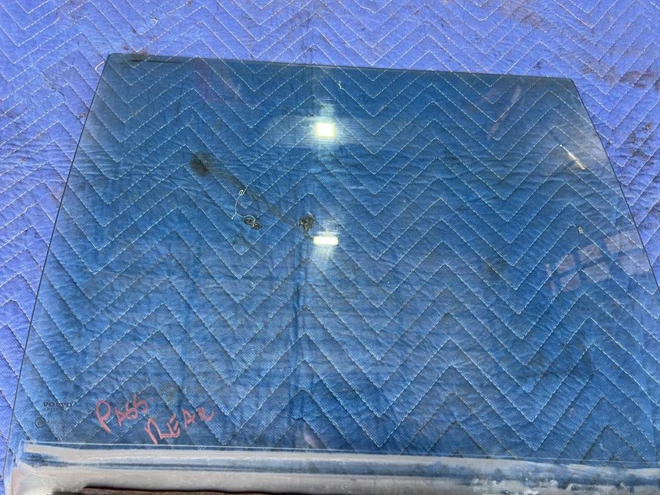 Volvo 740 940 1989-1995 sedán pasajero trasero puerta derecha ventana vidrio OEM #3855EM Foto 4 de 4