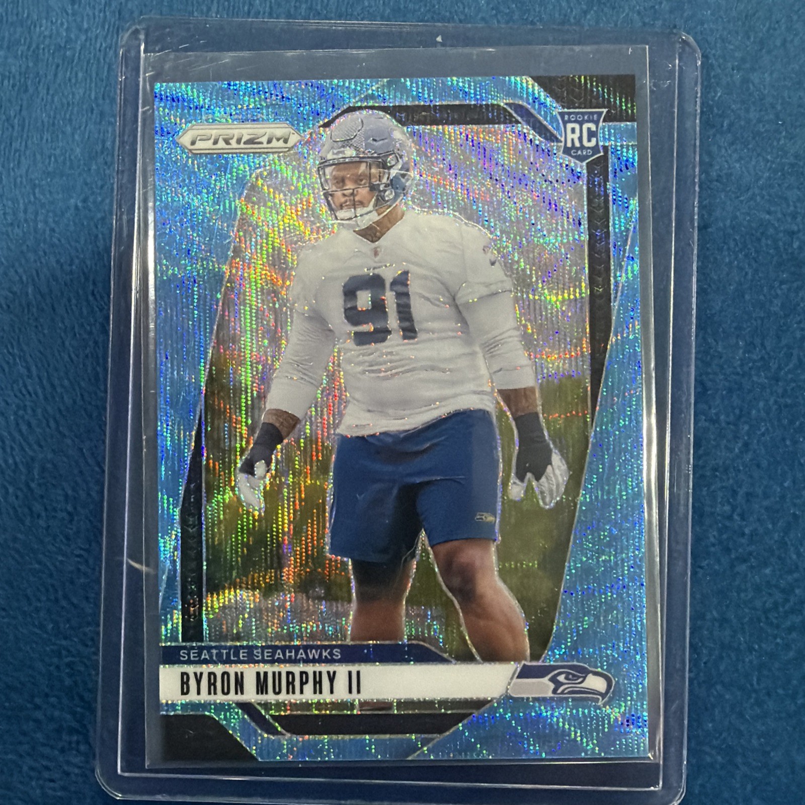 2024 Panini Prizm #317 Byron Murphy II Blue Wave #/230