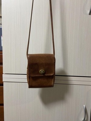 バッグ Old Coach Brown Leather Shoulder Bag OLD COACH Leather Brown Shoulder Bag 90s 20a | eBay