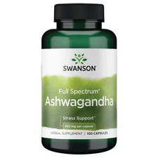 Ashwagandha 450mg 100 Capsules Swanson