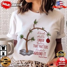 Charlie Brown Christmas Tree Quote T-Shirt, Charlie Brown T-Shirt S-5XL