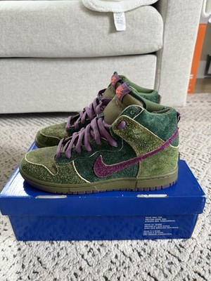 Nike SB Dunk High Premium SB Skunk 2010 Size 8.5 Used 313171-300