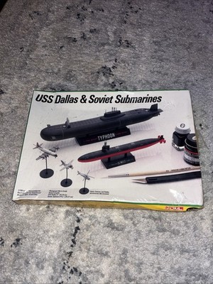 Testor Corporation Model 1/700 USS Dallas & Soviet Submarines SW