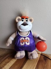 1999 Basketball Bubba 8" Plush Bear Rubber Face Mattel
