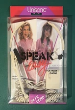 Vintage Unisonic Phone Accessory Speak Easy TH-22 Telephone Headset, New Sealed