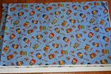 Vintage Sharon Kessler Concord Canning Jars on Blue Checkered Fabric 1993 44x36