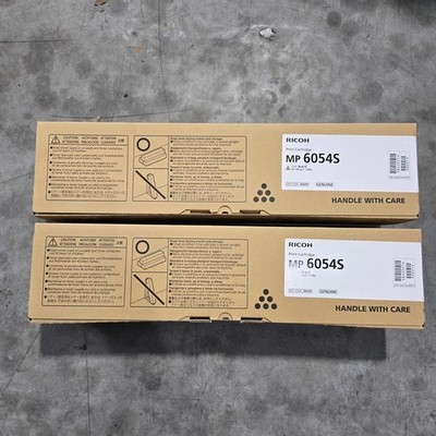 Lot of 2 NEW Genuine Ricoh Black Ink Toner Cartridge 842001 MP6054S MP 6054S