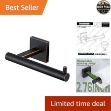 Toilet Paper Holder Oil Rubbed Bronze Horizontal Stainless Steel Wall Mounted