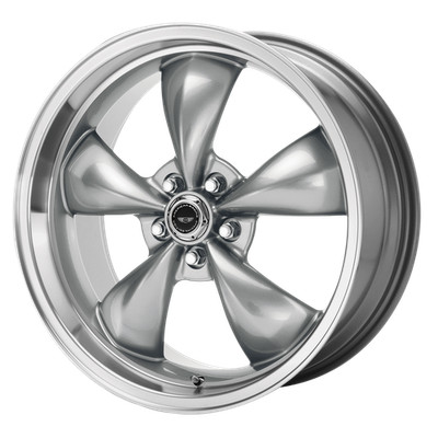 American Racing TORQ THRUST Anthracite Machined Lip 17x7.5'' Rim 5x115 +45 Each