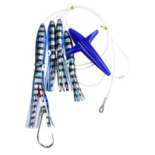 Teaser Esca Rigata Trolling Pesca Luce UV Irradiazione per Pesca Tonno