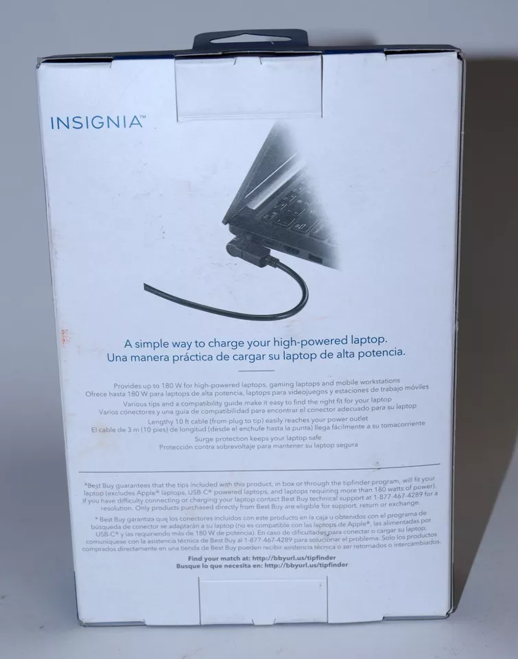 Insignia 180W High Power Universal Laptop Charger - NSPWL9180 - Image 3 of 4