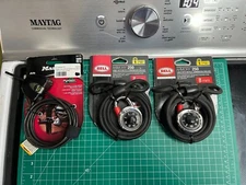 NOS 3-pack lot Bell Armory Master Lock Python 250 Bike 8mm 6' pick resistant