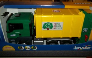 bruder man tga garbage truck