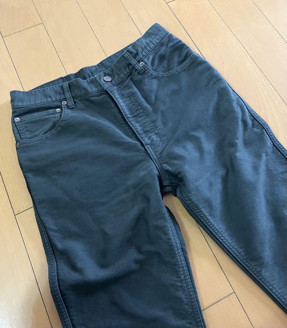 Visvim Fluxus 10 Moleskin Pants Charcoal S Slim Fit Straight New 