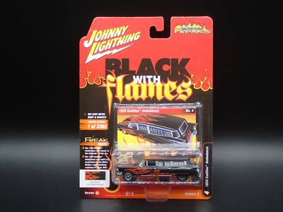 JOHNNY LIGHTNING Street Freaks # 4 2021 R1//B OFF ROAD 1959 Cadillac Ambulance