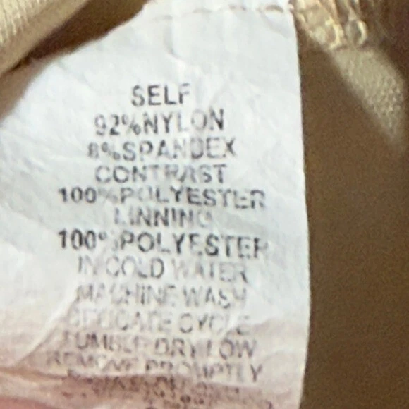 OFF WHITE Abito all'uncinetto foderato bianco sporco pizzo espresso taglia small