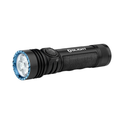 Olight Seeker 4 Pro Matte Black Flashlight w/Versatile Holster