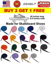 Made for Skateboard Shoes Sneaker 45 Inch Shoelaces Shoe Lace Strings