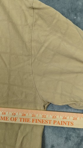 Tommy Bahama Hawaiian Button Down Shirt Mens Size Medium Dijon Yellow 100% Silk - Picture 8 of 9