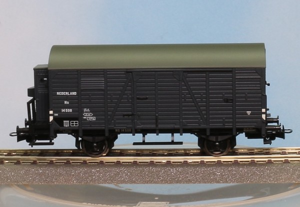 Liliput 230106 .3 -Spur H0-, Ged. GüTerwagen. Der Ns, Typ Chok, 2Achs., Ep. 3-image