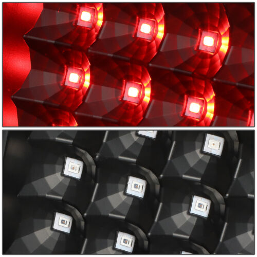 FOR 2004-2008 FORD F150/LOBO PAIR RED 3D LED BAR TAIL LIGHT REVERSE LAMPS BLACK - Picture 6 of 10