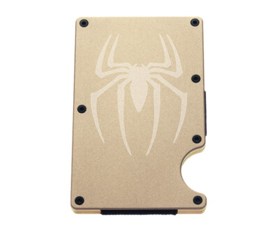Marvel Hero Spiderman Mini RFID Blocking Wallet Money Clip Credit Card Holder