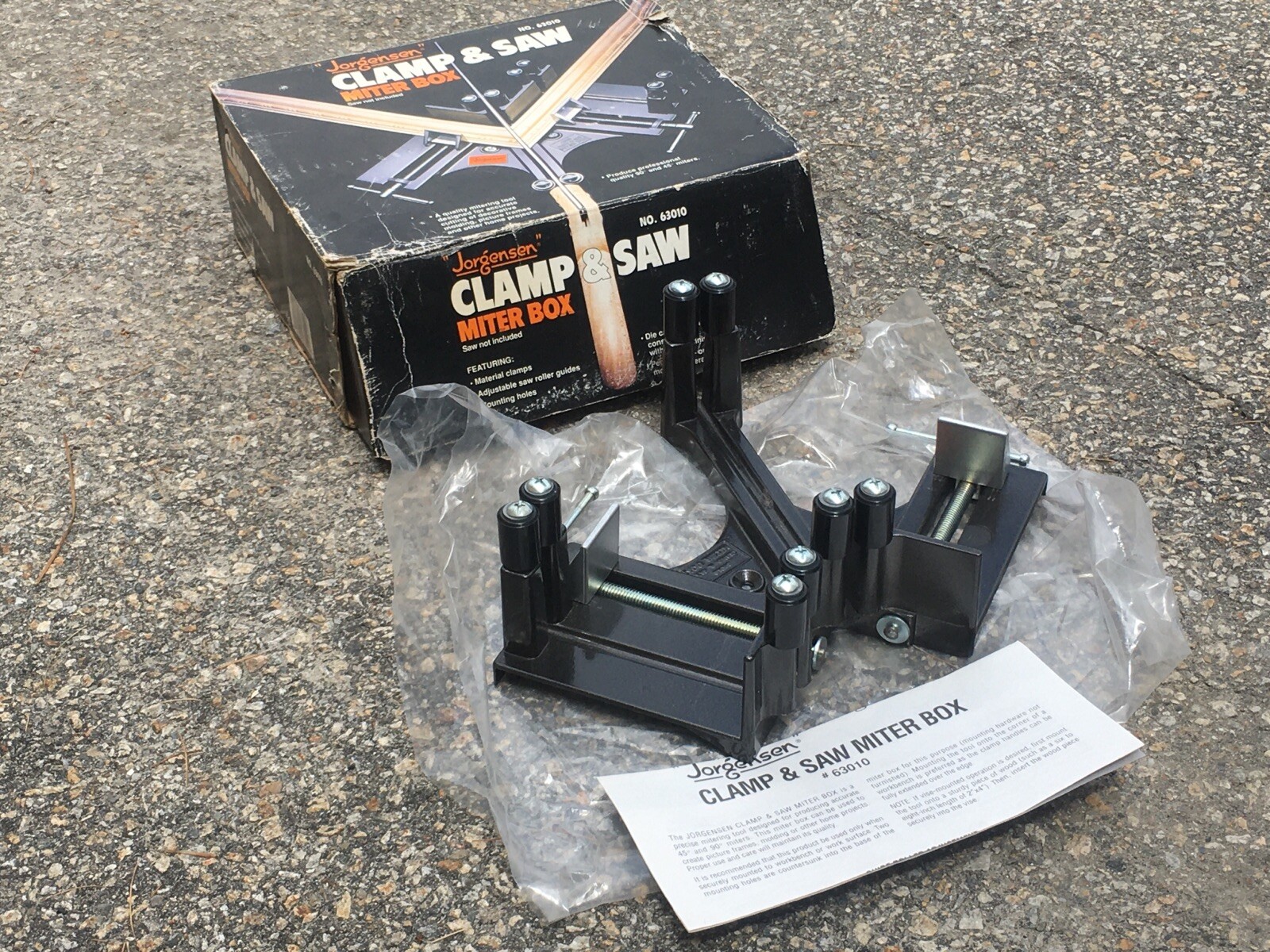 Clamp And Saw Miter Box 63010 eBay
