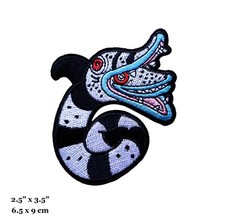 Sandworm Beetlejuice Classic Movie Snake Monster Embroidered Iron On Patch