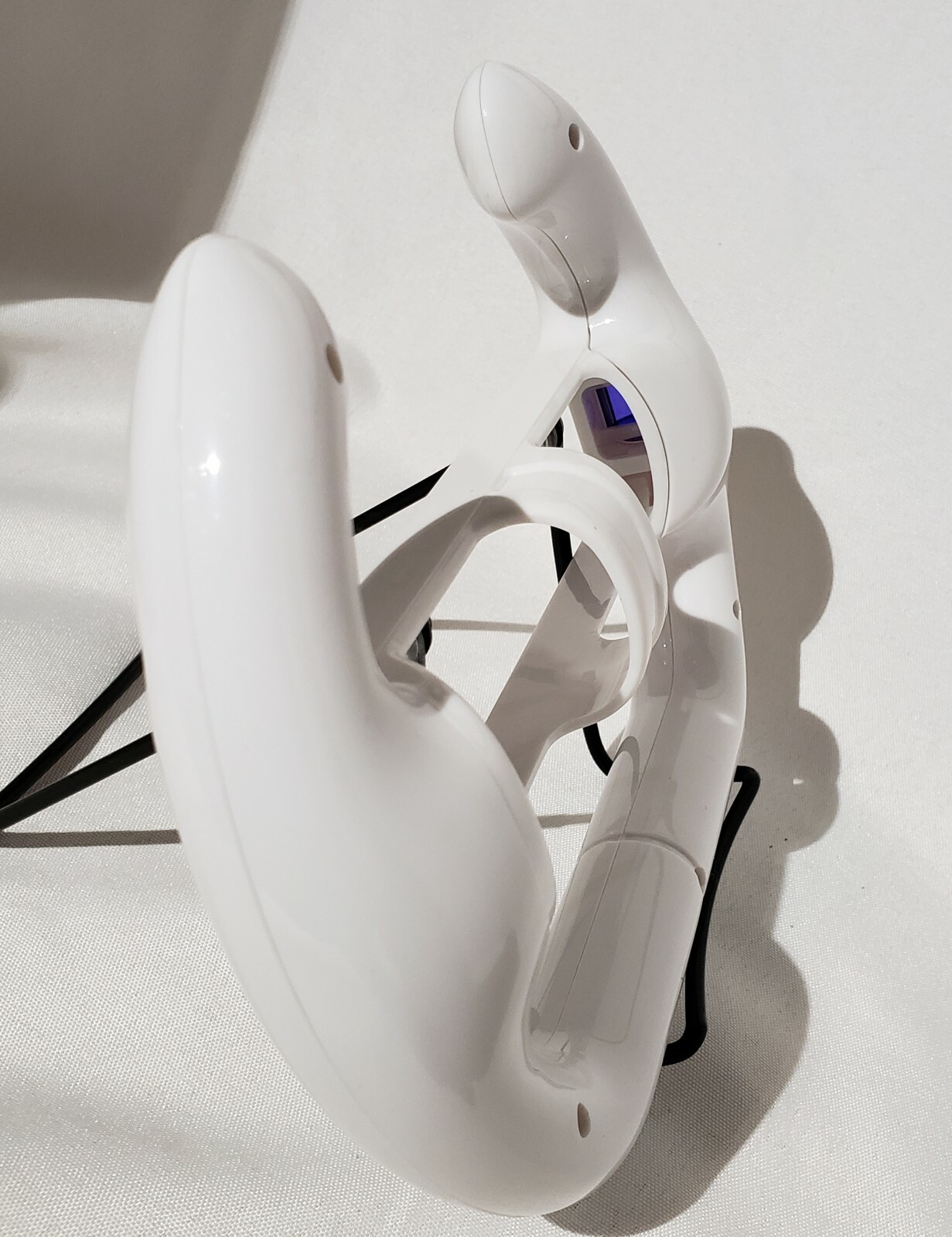 Nintendo Wii Steering Wheel Driving Accessory White eBay