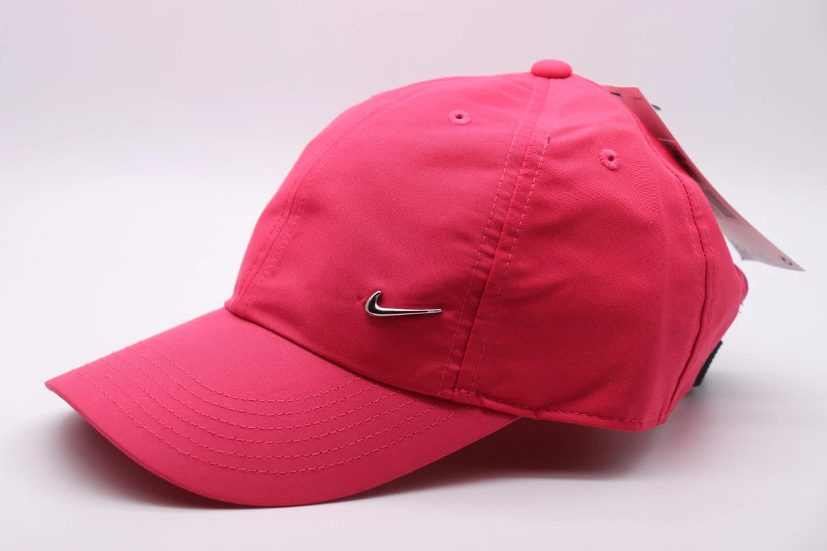 NIKE HERITAGE86 METAL SWOOSH CAP HAT PINK CW4607 666 KIDS BOYS GIRLS YOUTH