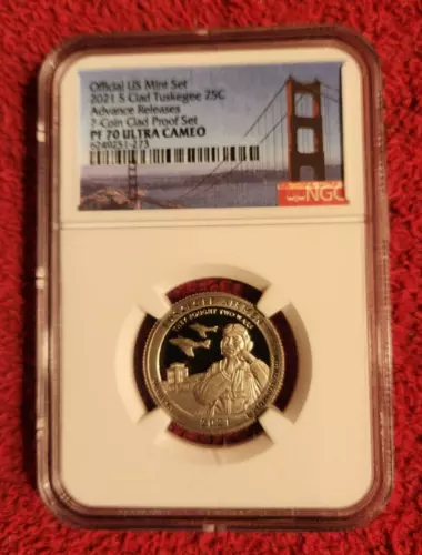 2021 s clad Tuskegee Airmen quarter NGC PF 70 Ultra Cameo Advanced Releases