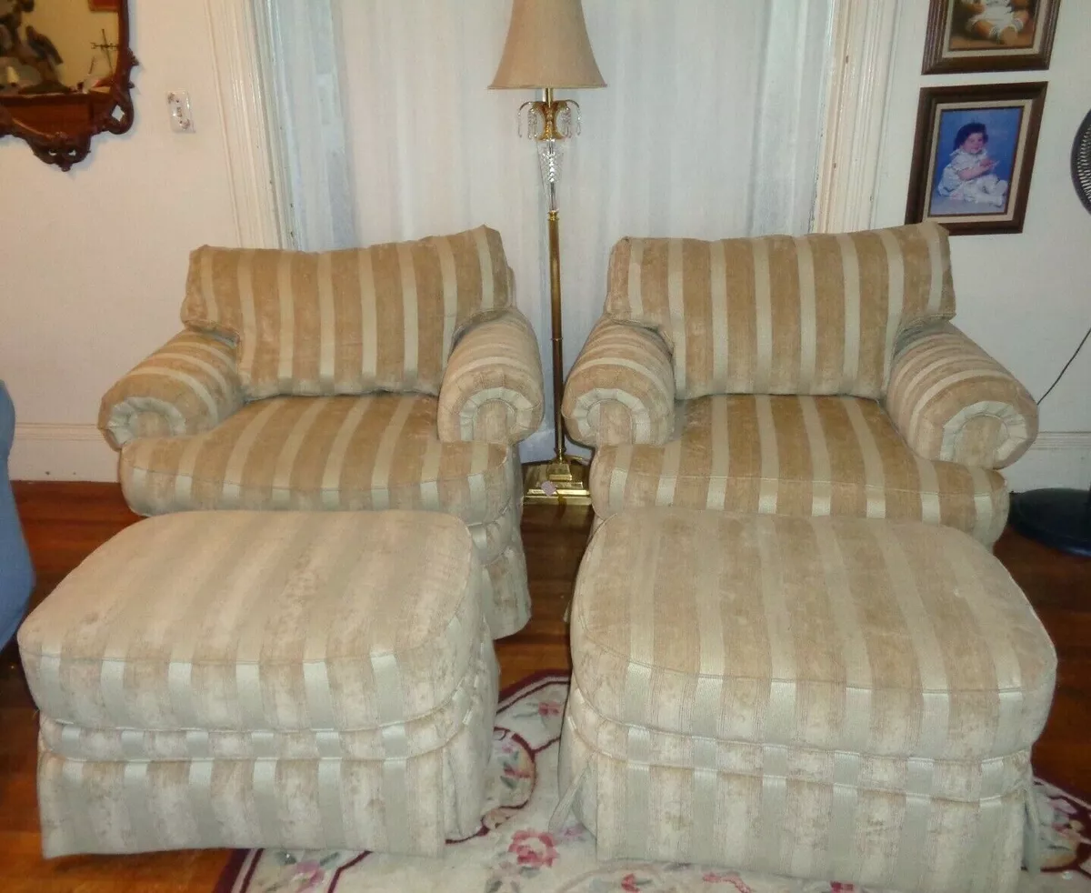 Down chair online and ottoman