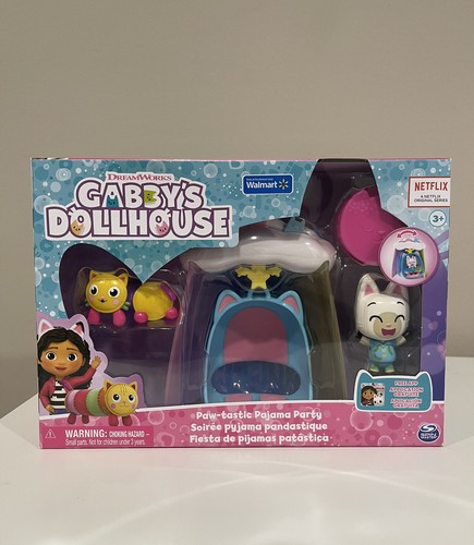 Gabby's Dollhouse CAKEY cucina dinette & PAW-TASTIC set festa NUOVO 2023 - Foto 3 di 4