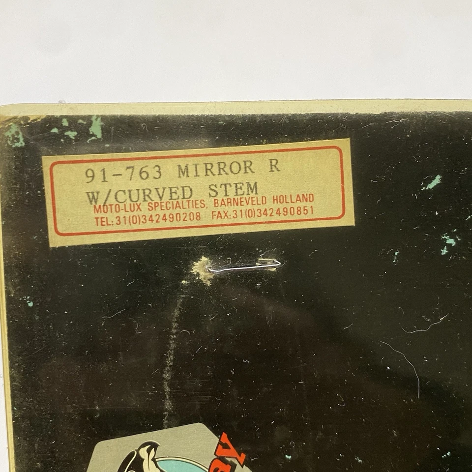 Highway Hawk 91-763 Espejo Derecho Mango Curvo Universal Moto Pieza Foto 3 de 4
