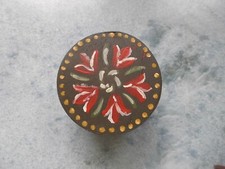 Traditional wooden box, peasant painting, like new