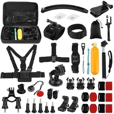 50in1 Accessories Total Ultimate Combo Kits with EVA Case for GoPro Insta360 DJI