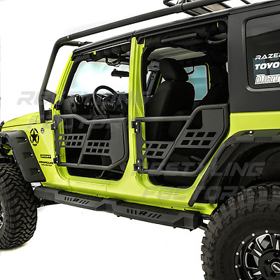 Rock Crawler Off Road Front+Rear Tubular 4 Door Set for 07-18 Jeep