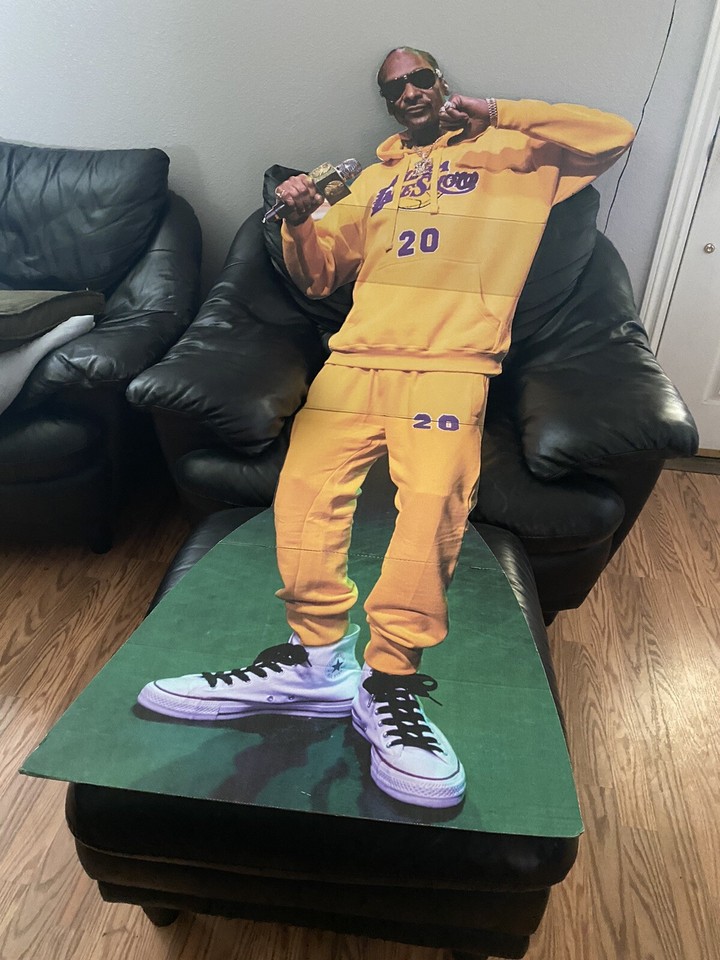 SNOOP DOGG LOS ANGELS LAKERS LIFE SIZE CARDBOARD CUTOUT POSTER eBay