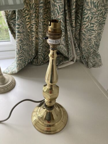 Vintage Brass Candlesticks Column Candlestick Table Lamp - Picture 1 of 7