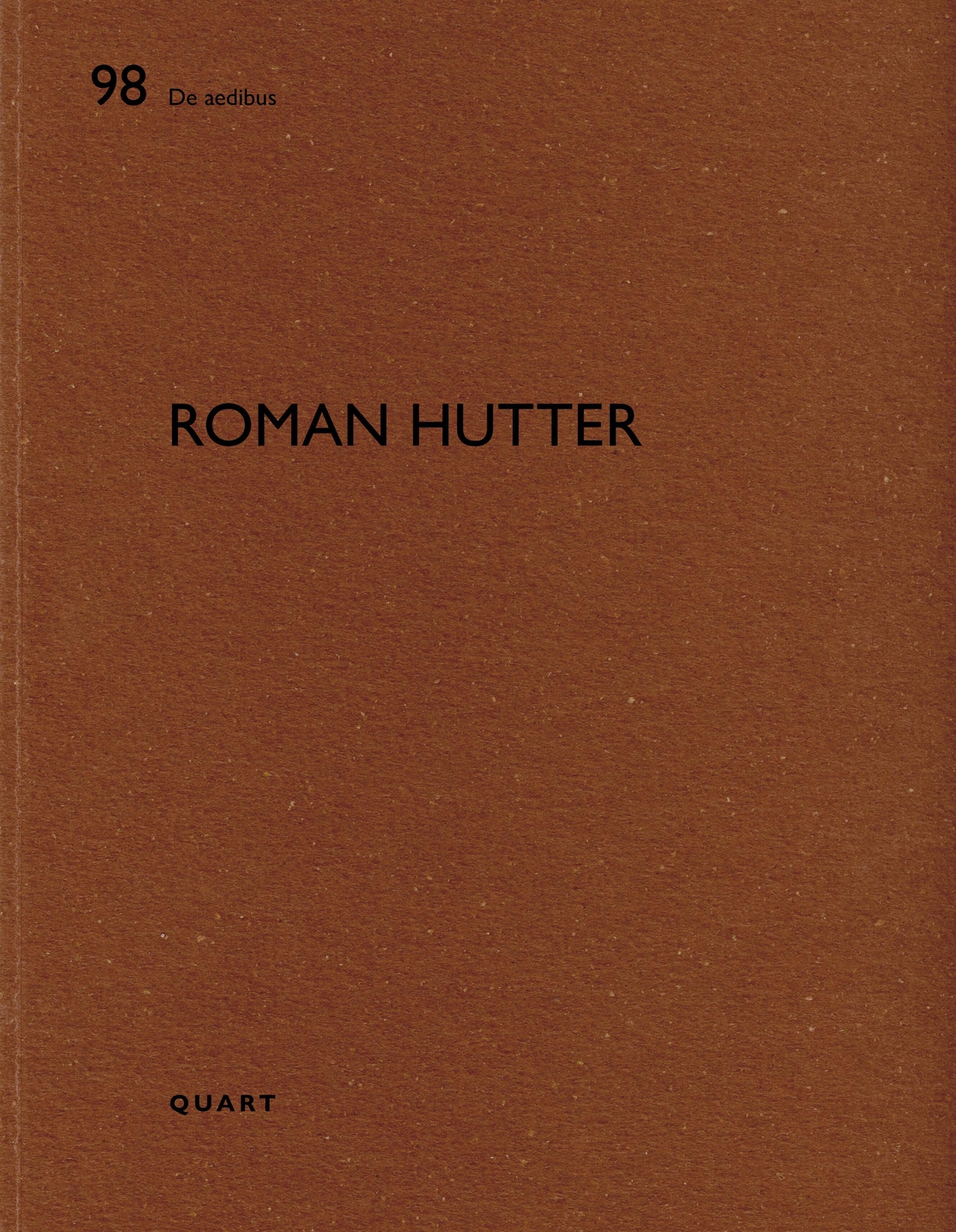 Thumbnail - Roman Hutter Heinz Wirz Taschenbuch 96 S. Deutsch 2022 Quart Verlag