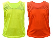 Training Bibs Sports Football Soccer Rugby Team Practice Vests Mesh Kids Adult