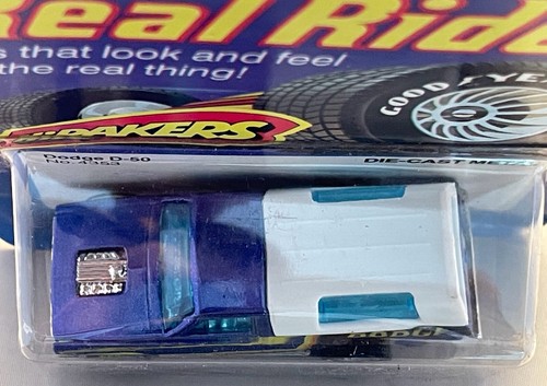 1982 Hot Wheels Real Riders Blue DODGE D-50 HiRakers Grey Hubs - Picture 2 of 4