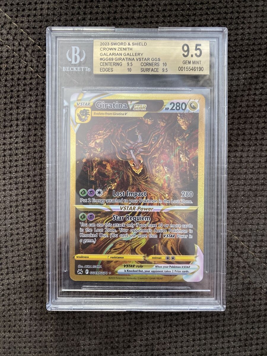 Giratina Vstar GG69/GG70 SECRET RARE Crown Zenith Pokemon Card NEAR MINT