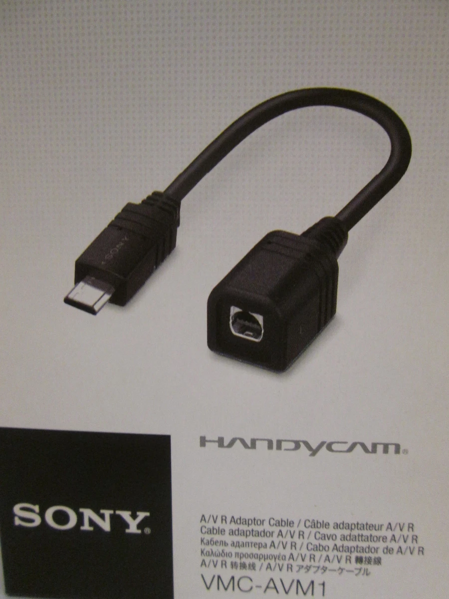 BRAND New Sony official Adapter cable VMC-AVM1 100mm Japan Import s VMCAVM1