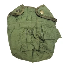 US Military Canteen Cover w/ Vertical & Horizontal Stitching Dated 1973 US Army