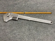 Vintage Diamond Tool & Horseshoe Co 15” Adjustable Monkey Wrench Diamalloy USA