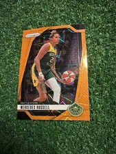 2024 Panini Prizm WNBA Mercedes Russell Orange Ice Prizm #109 Seattle Storm AM1