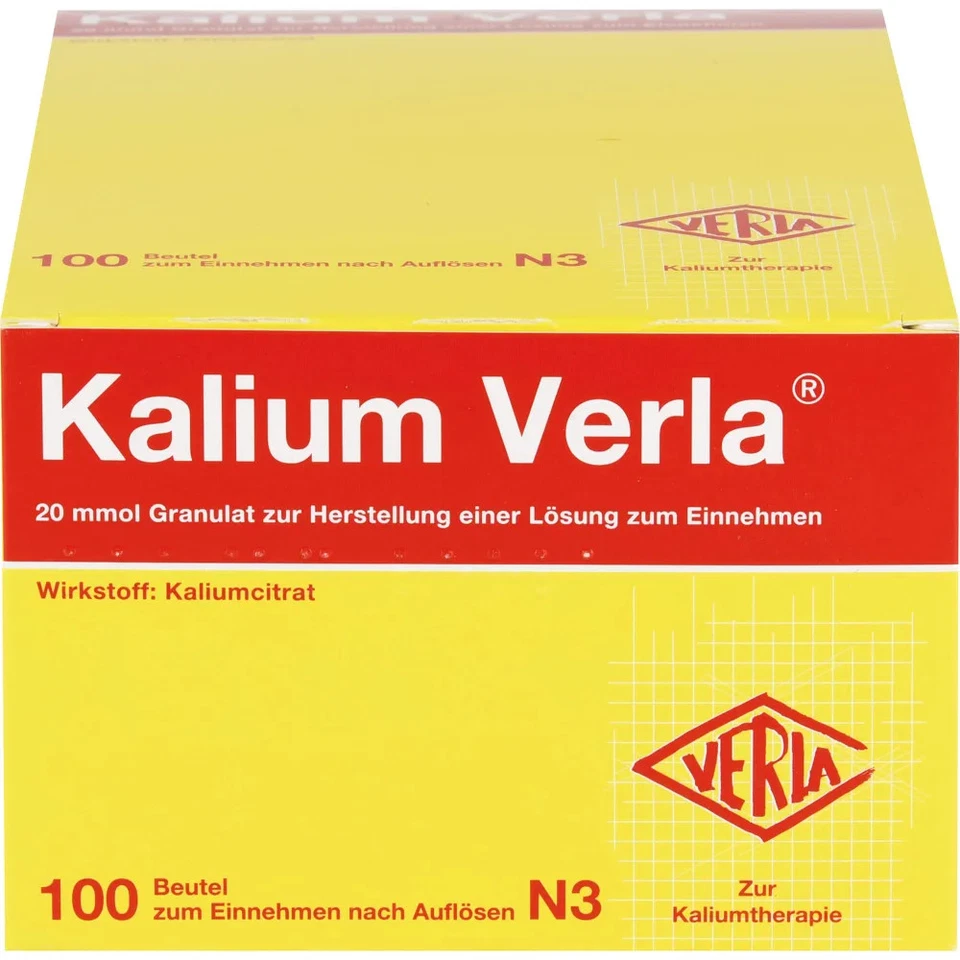 VERLA-PHARM ARZNEIMITTEL GMBH & CO. KG Kalium Verla Granulat Btl. 100St - 07712896