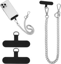 Cellphone Lanyard 19.7 Inch - Heavy Duty Metal Phone Lanyard with 2 Pack Phones