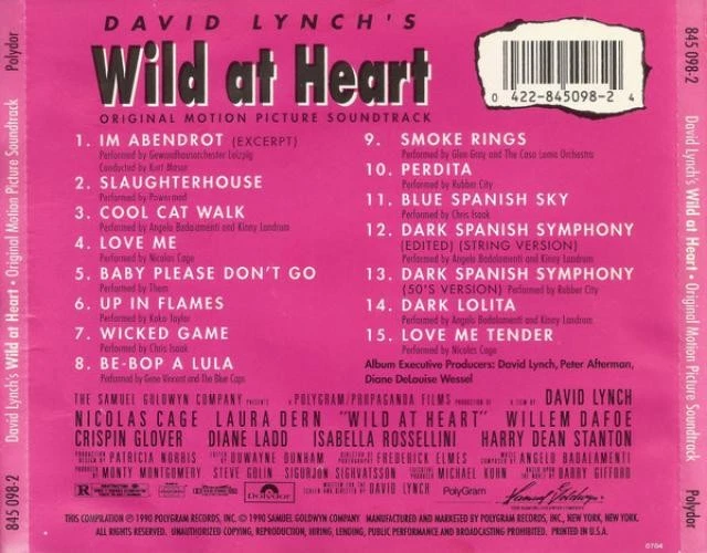 Various - David Lynch's Wild At Heart (Original Motion Picture Soundtrack) (CD, - Bild 2 von 3